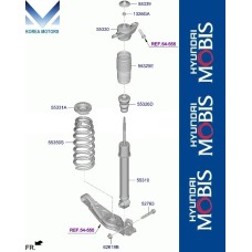 MOBIS REAR SHOCK ABSORBERS FOR KIA SPORTAGE 2021-24